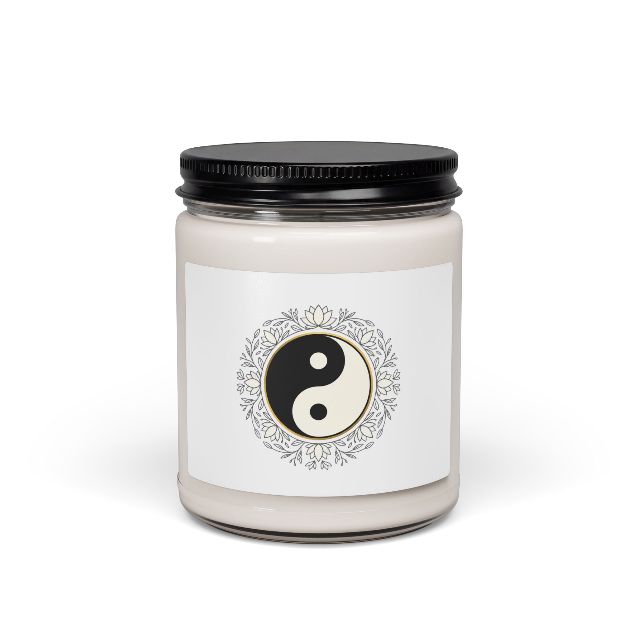 Yin Yang Soy Candle - 9oz Scented Jar for Balance & Relaxation