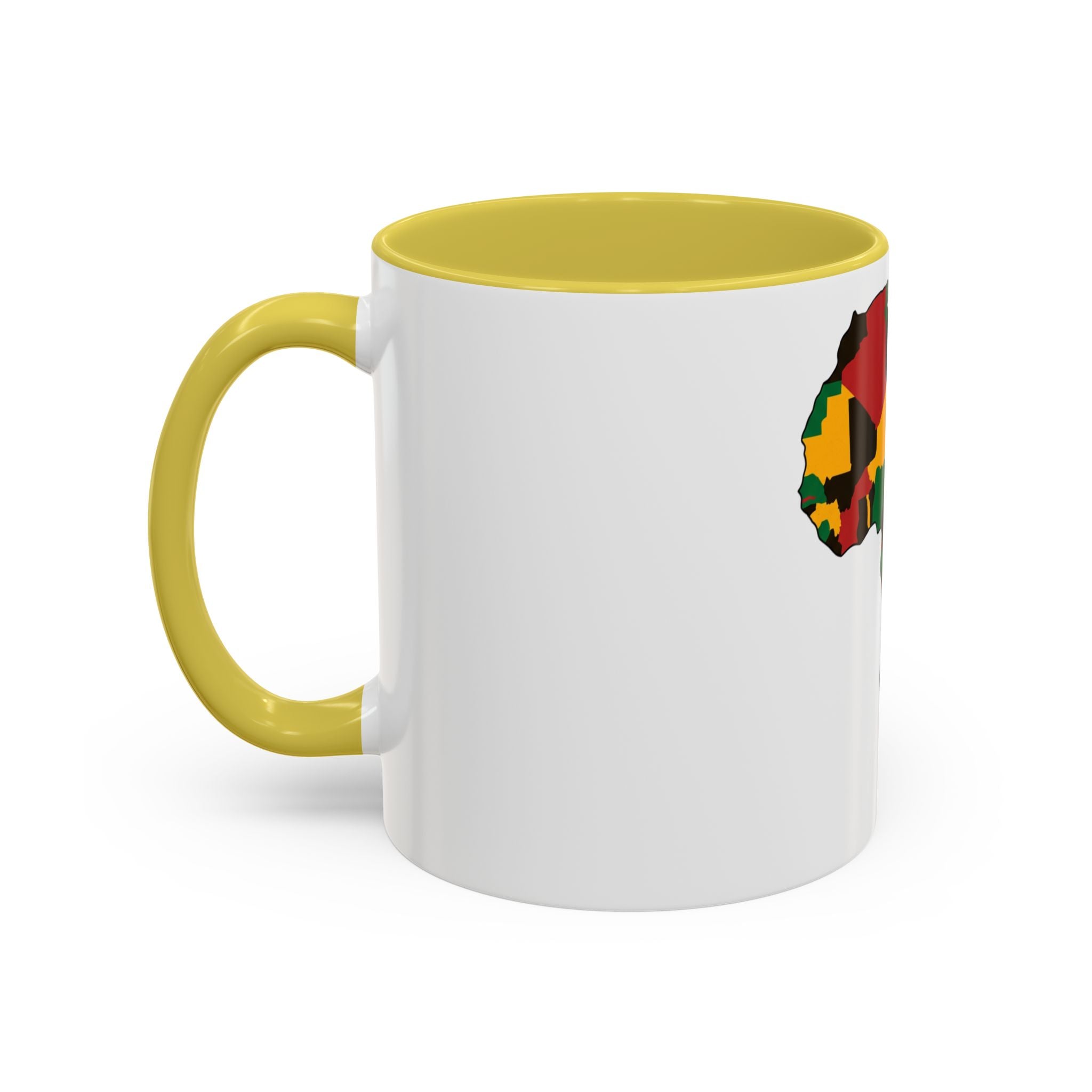 Africa Map Mug — Pan-African Colors Coffee Cup (11oz/15oz)