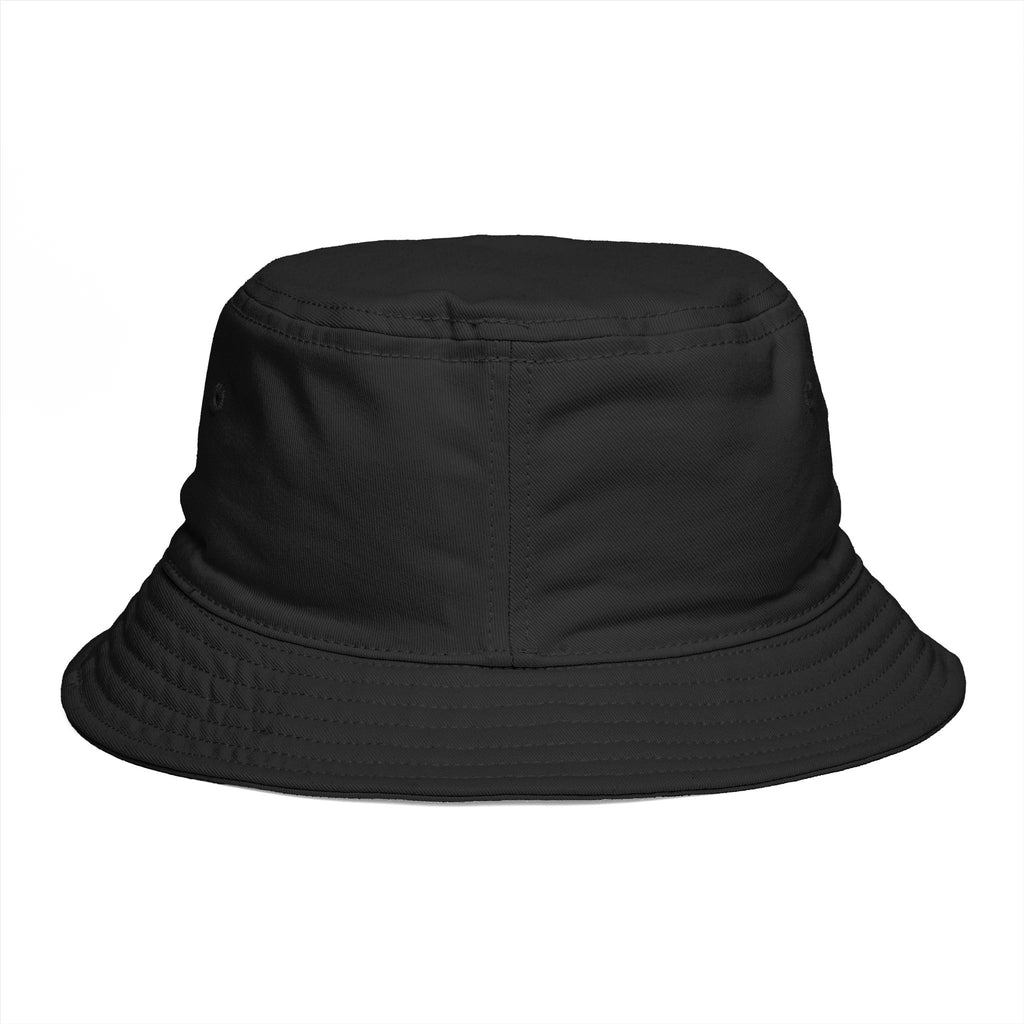 Yin Yang Floral Bucket Hat — Boho Zen Sunflower Graphic Bucket Hat