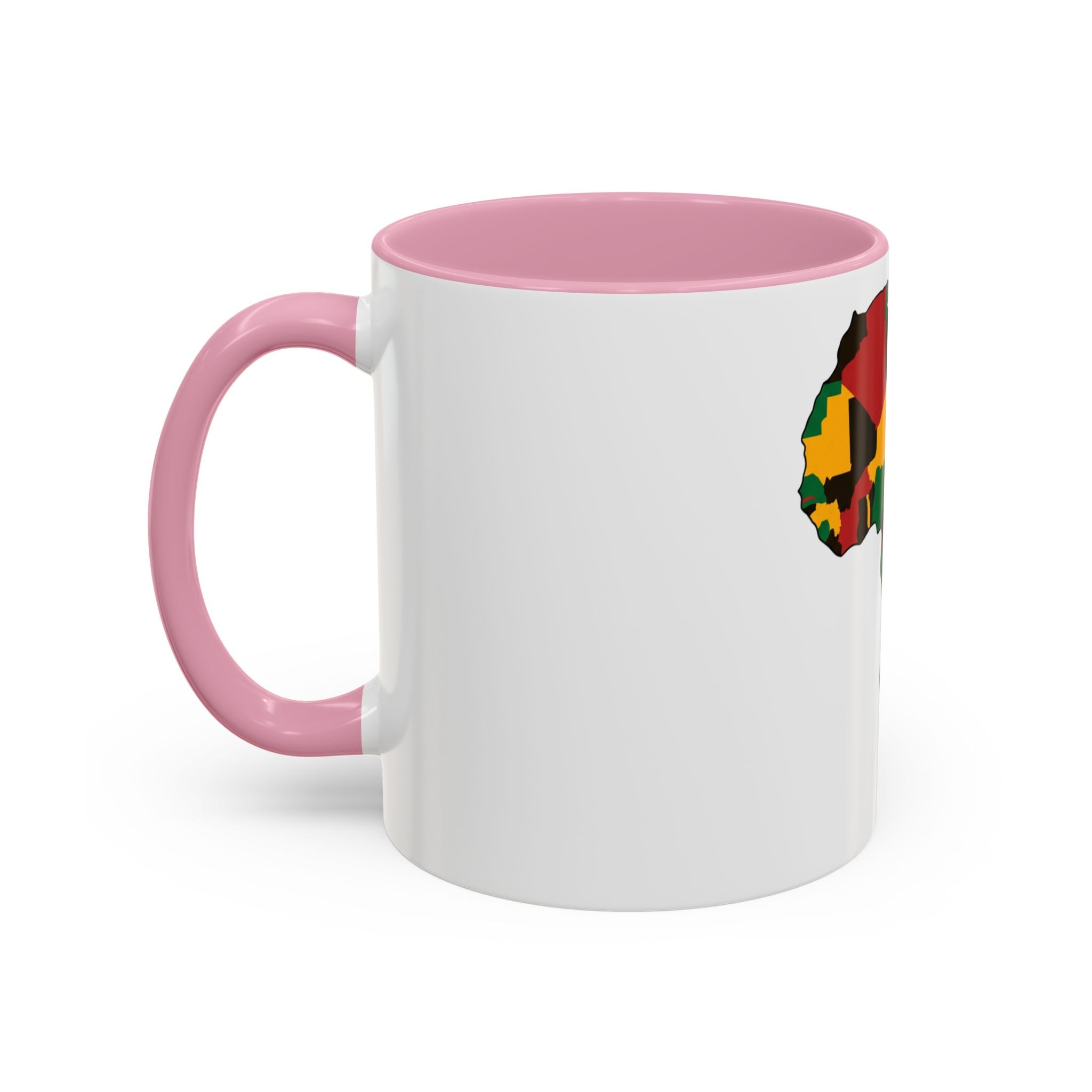 Africa Map Mug — Pan-African Colors Coffee Cup (11oz/15oz)