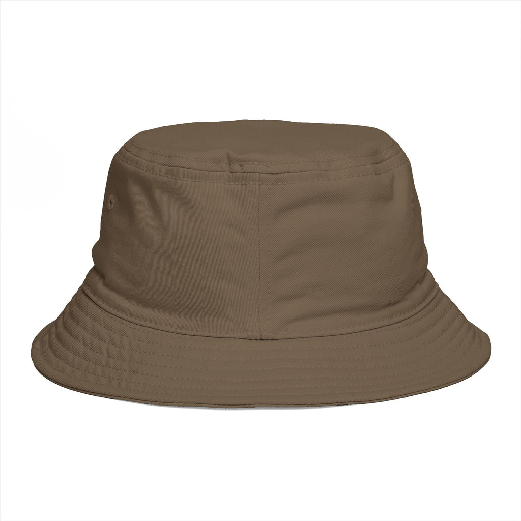 Yin Yang Floral Bucket Hat — Boho Zen Sunflower Graphic Bucket Hat