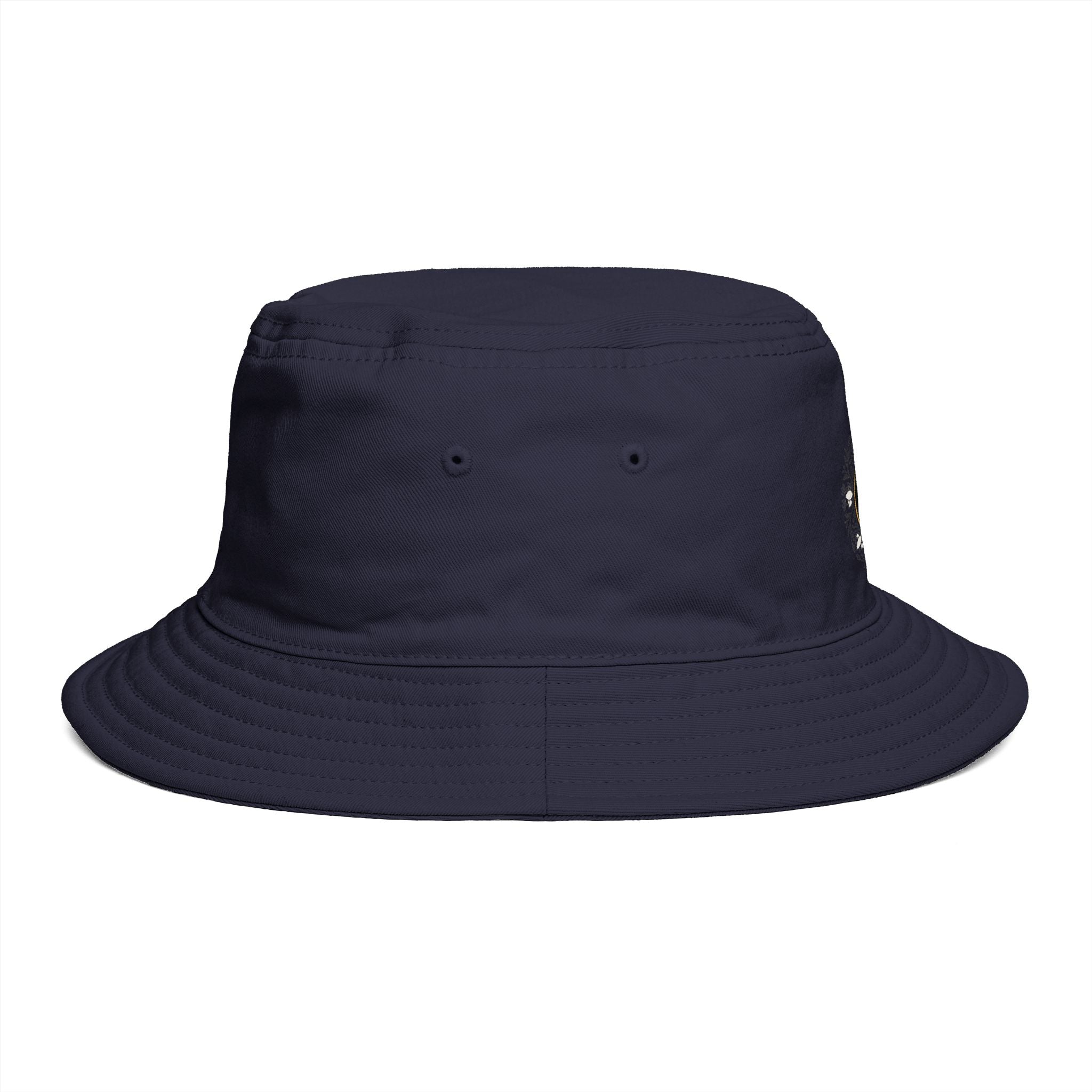 Yin Yang Floral Bucket Hat — Boho Zen Sunflower Graphic Bucket Hat