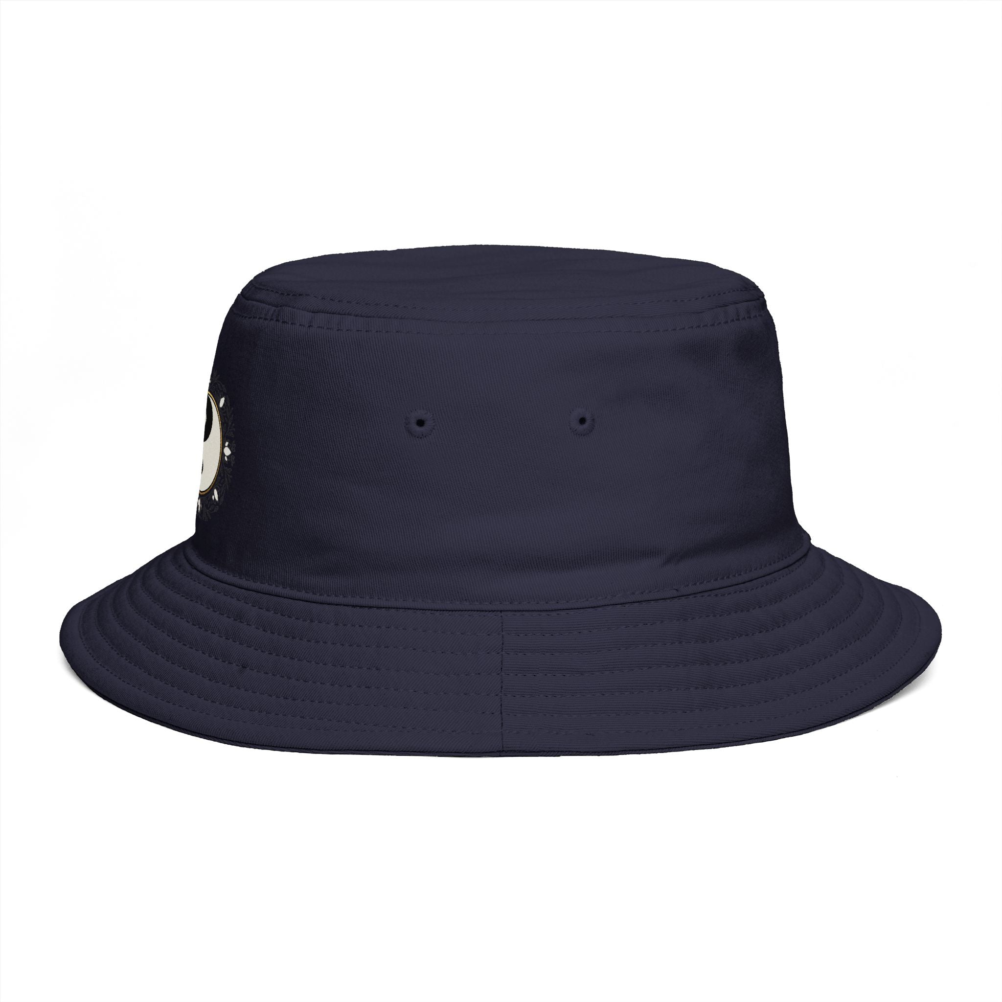 Yin Yang Floral Bucket Hat — Boho Zen Sunflower Graphic Bucket Hat