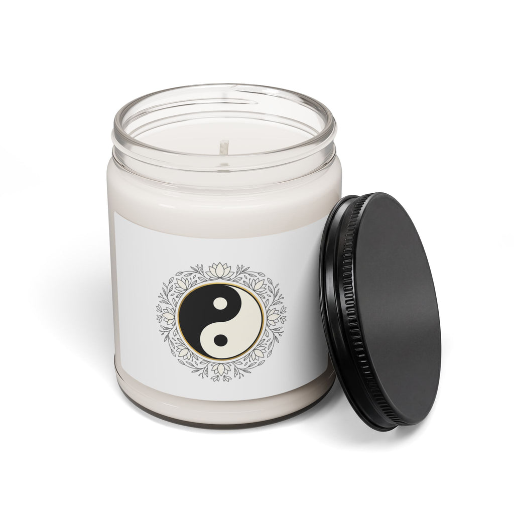 Yin Yang Soy Candle - 9oz Scented Jar for Balance & Relaxation