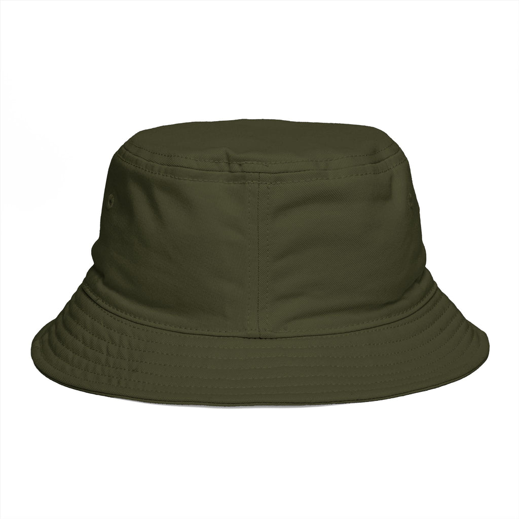 Yin Yang Floral Bucket Hat — Boho Zen Sunflower Graphic Bucket Hat