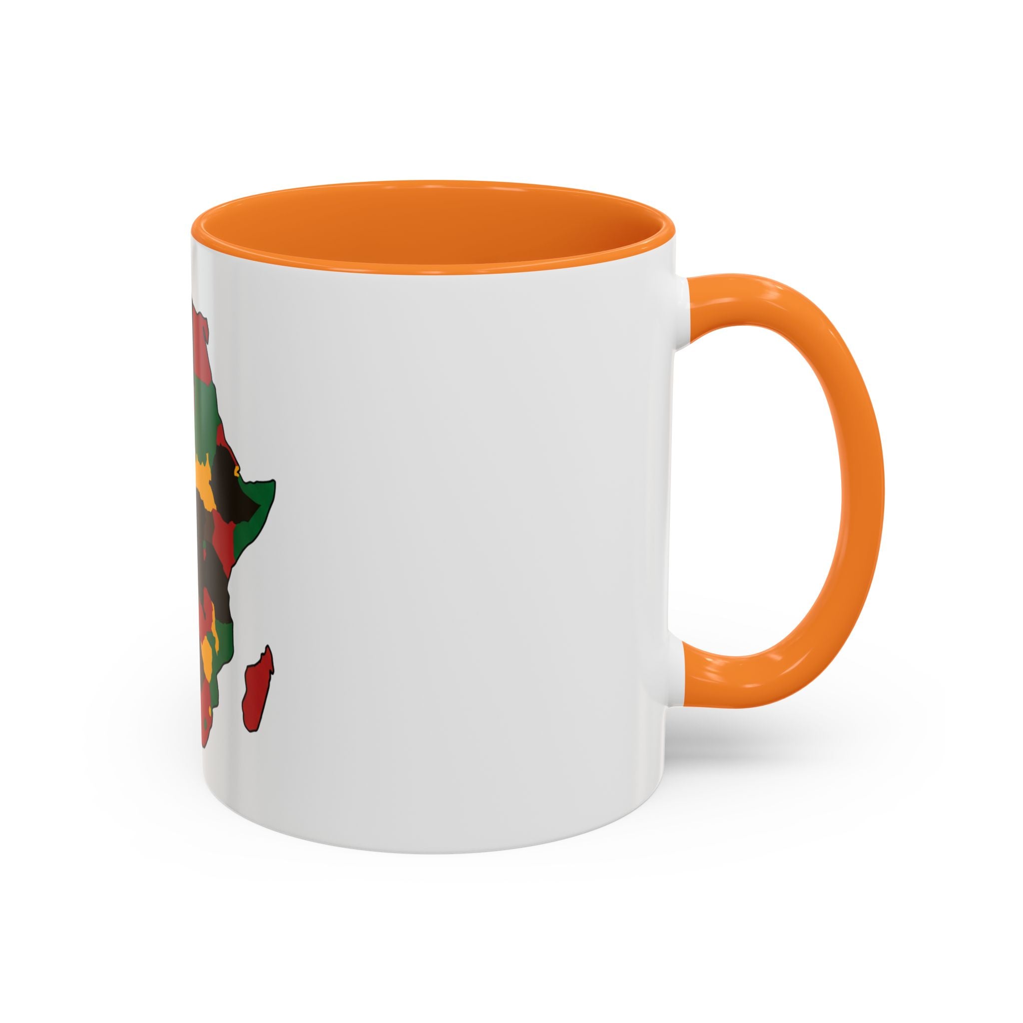 Africa Map Mug — Pan-African Colors Coffee Cup (11oz/15oz)