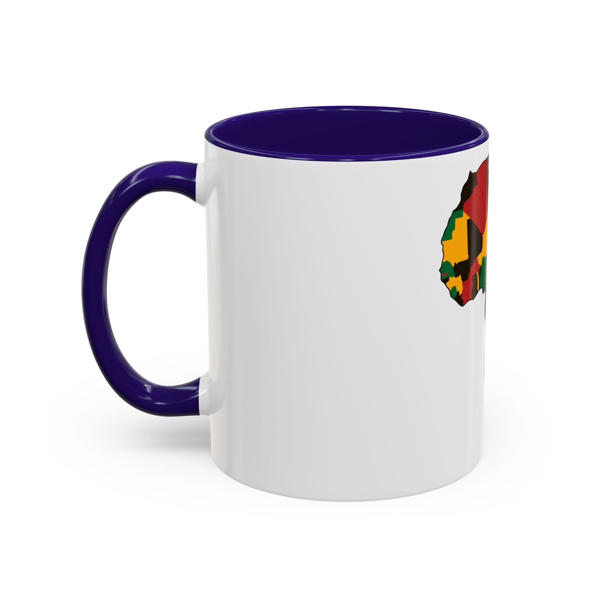 Africa Map Mug — Pan-African Colors Coffee Cup (11oz/15oz)